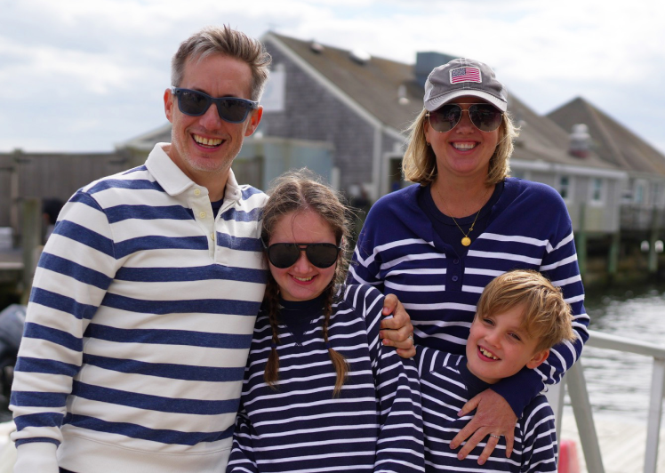 Hand touching something.