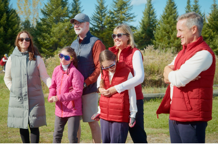 Hand touching something.